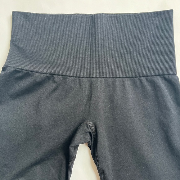 KNIX Good to Go Seamless Leggings Black Size M Wide Waistband Shaping - Picture 7 of 7